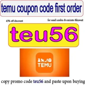 temu coupon code first order 2026 for saudi arabia and emirate